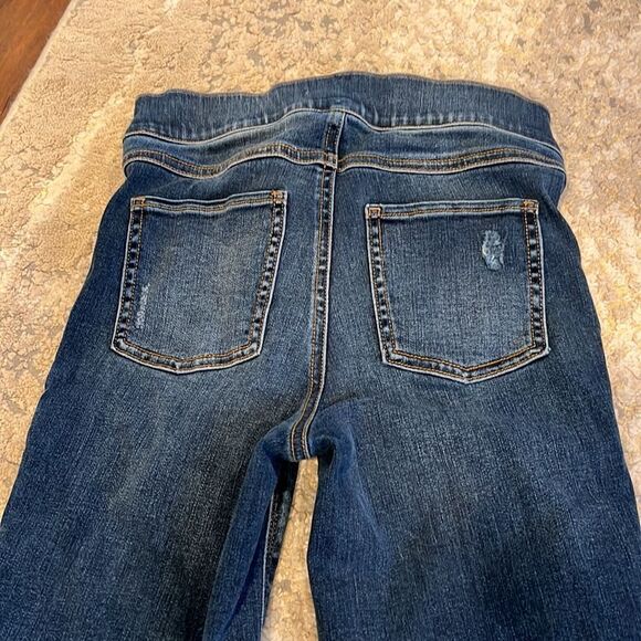 Spanx distressed raw hem jean leggings  size XS in EUC - Picture 4 of 8